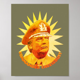 Poster Commandeur fasciste au fromage
