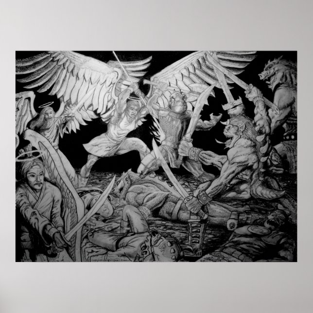 Poster Comme c'est au Ciel (Devant)