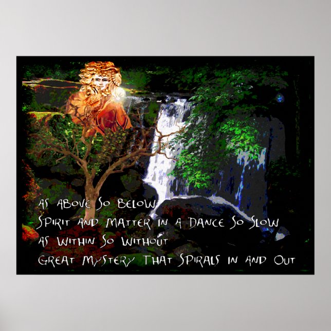 Poster Comme Ci-Dessus (Devant)