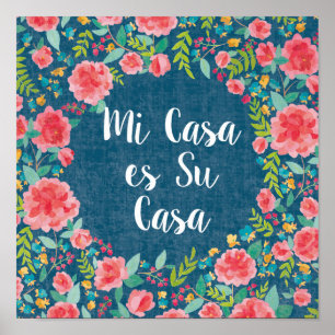 Poster Comme la maison de la maison es Su de Frida VIII  
