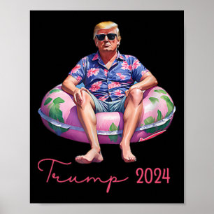 Poster Comme Un Felon Drôle Trump Été 2024 2 Côté 1