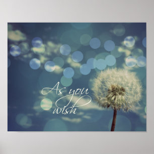 Poster Comme vous souhaitez Citer avec Dandelion