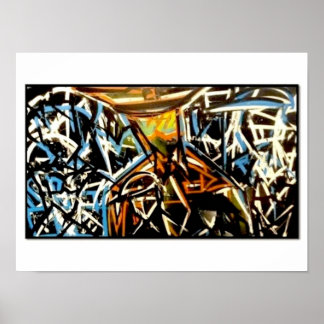 POSTER COMME VU DANS YOUTUBE VIDEO GRAFFITI ARTISTE METRO