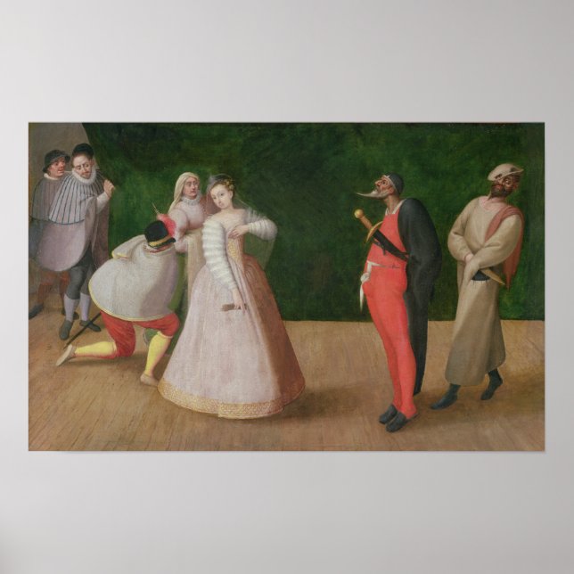 Poster Commedia dell'Arte (Devant)