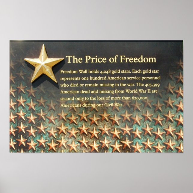 Poster commémoratif du "Prix de la liberté" de la  (Devant)