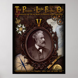 Poster commémoratif Jules Verne