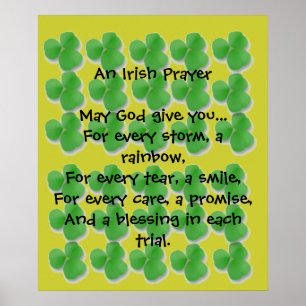 Poster Commence à 11,20 $  Une prière irlandaise