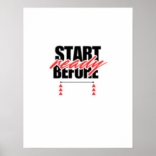Poster Commencer avant d'être prêt