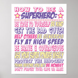 Poster Comment être un super-héros