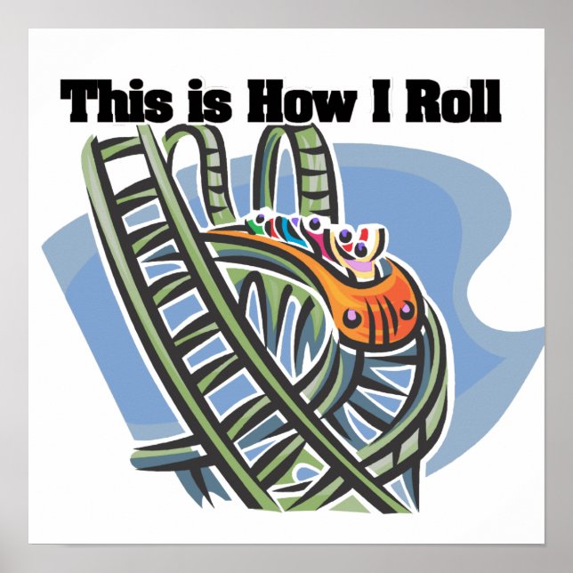 Poster Comment faire rouler (Dessous de verre à rouleaux) (Devant)