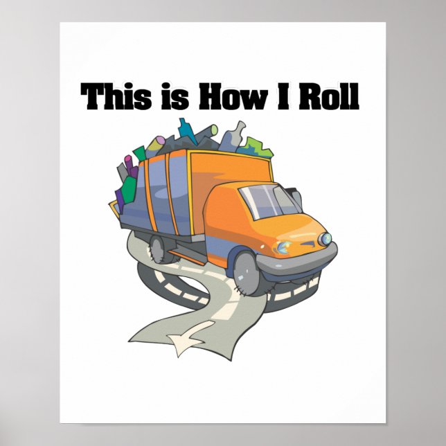 Poster Comment je marche (camion à ordures) (Devant)