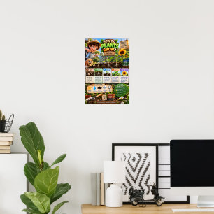 Poster Comment les plantes poussent