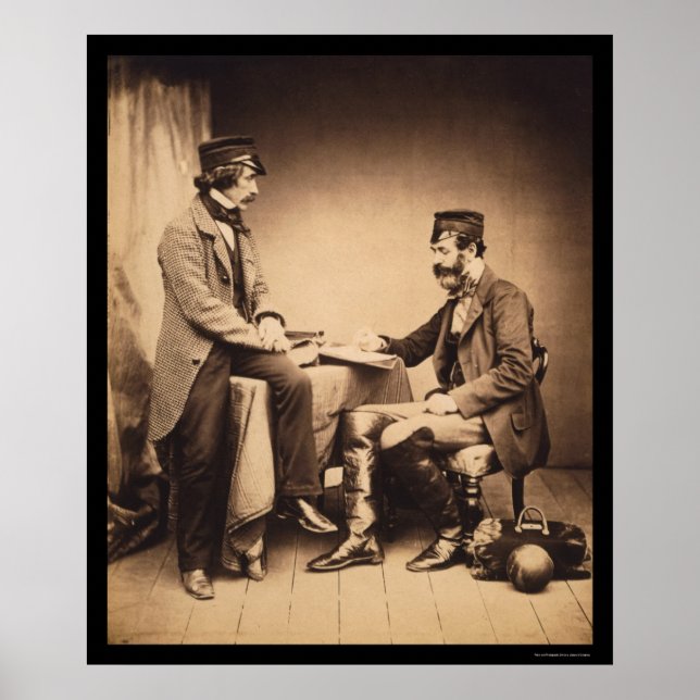 Poster Commission Sanitaire Guerre de Crimée 1855 (Devant)