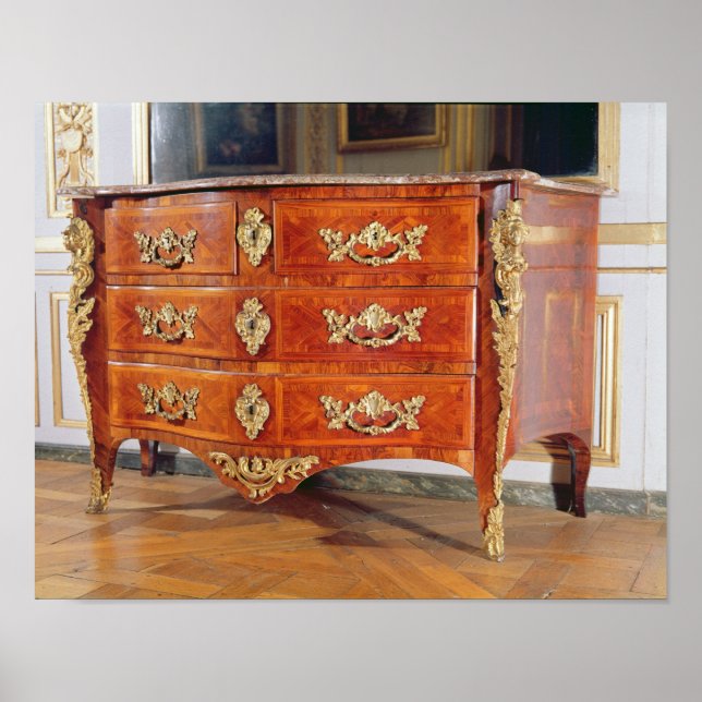 Poster Commode Régence française, c.1720 (Devant)