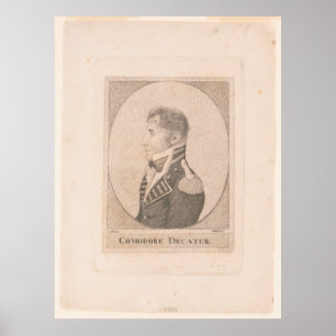 Poster Commodore Stephen Decatur