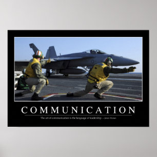 Poster Communication : Devis inspirant