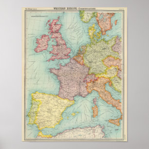 Poster Communications d'Europe occidentale