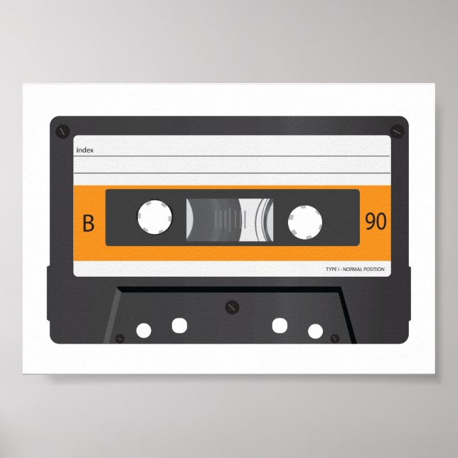 Poster Compact Cassette. (Devant)