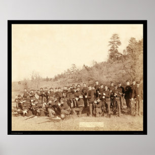 Poster Compagnie C 3e US Infantry Aiming Guns SD 1890