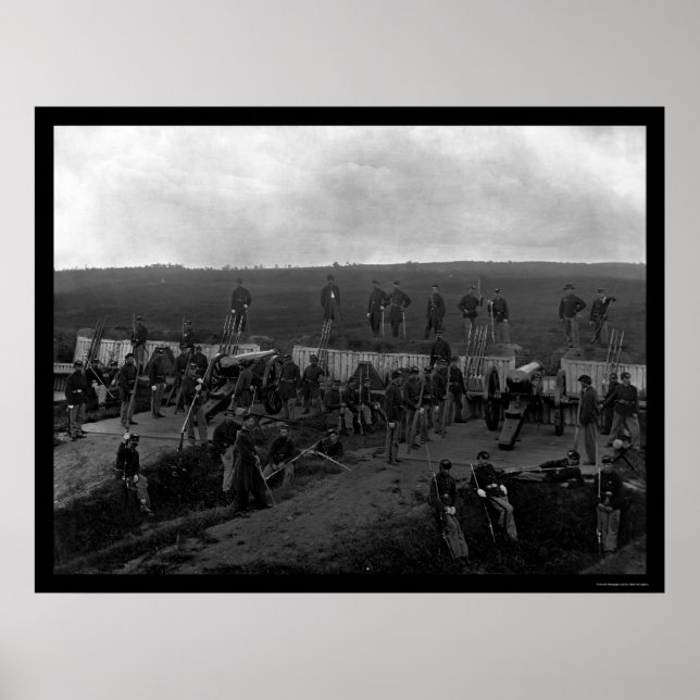 Poster Compagnie F à Fort C.F. Smith à Washington DC 1865 (Devant)