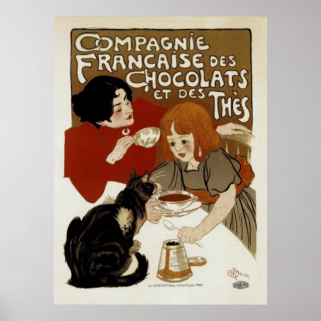 Poster Compagnie Francaise des Chocolats (Devant)