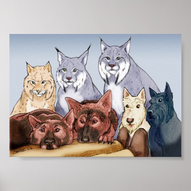 Poster Compagnons - Couleur (Devant)