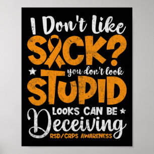 Poster Complexe Régional De Syndrome De Douleur Crps Guer