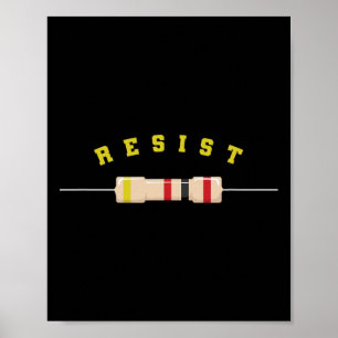 Poster Composant électronique de résistance électronique