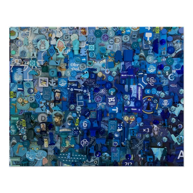 Poster Composants du jeu de carte (Devant)