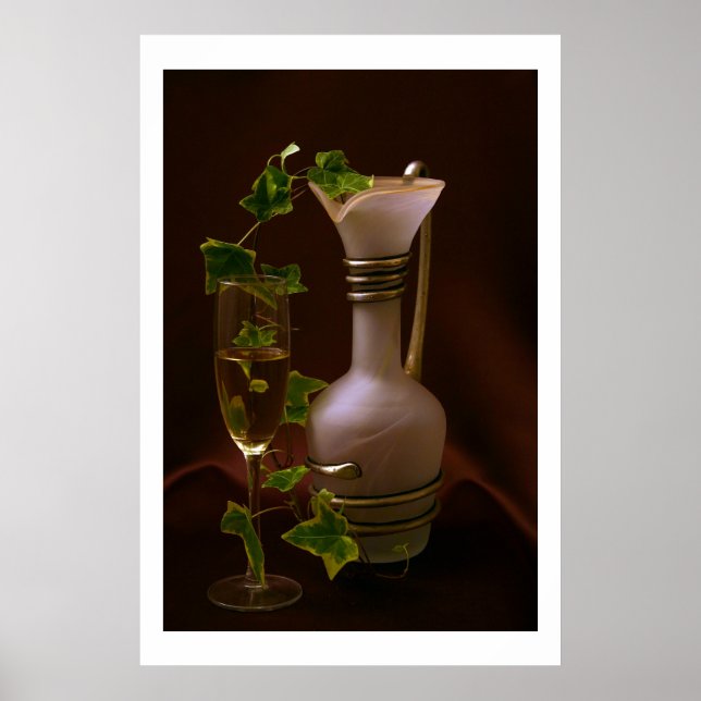 Poster Composition en violet (Devant)