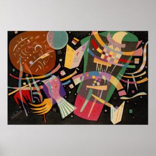 Poster Composition Kandinsky X Oeuvre Abstraite