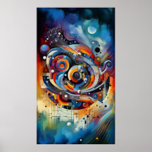 Composition musicale - abstraite lyrique 17