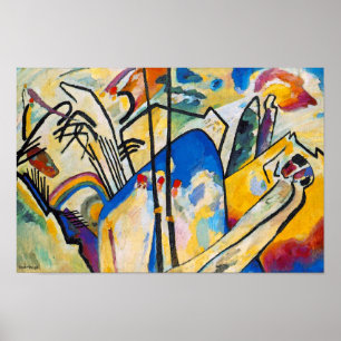 Poster Composition Quatre de Wassily Kandinsky - Art Abst