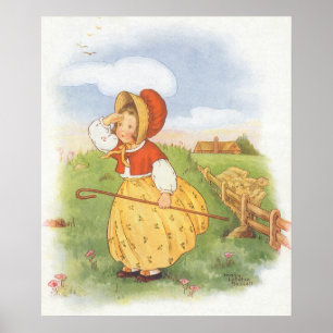 Poster Comptine de la nurserie de Mère l'Oie de la petite