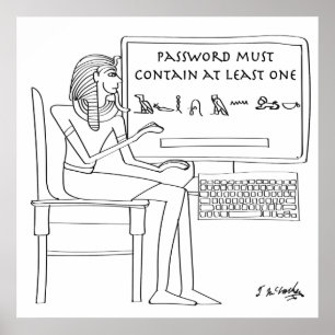 Poster Computer Cartoon 9341