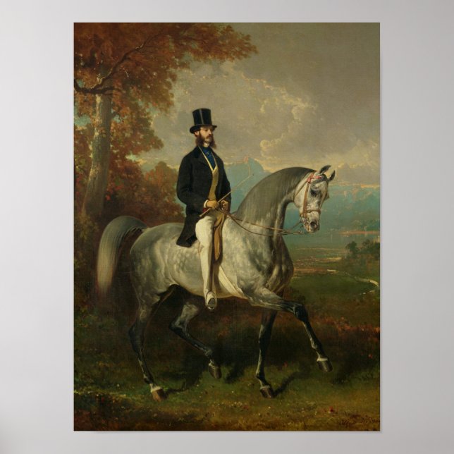 Poster Comte Alfred de Montgomery 1850-60 (Devant)