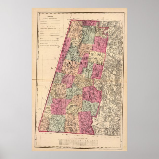 Poster Comté de Berkshire (Devant)