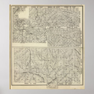 Poster Comté de Fresno, Californie 32