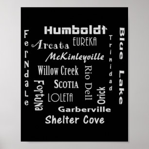 Poster Comté de Humboldt