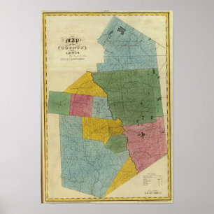 Poster Comté de Lewis