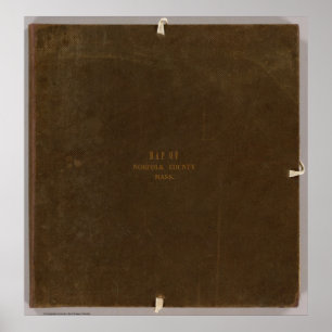 Poster Comté de Norfolk, Massachusetts