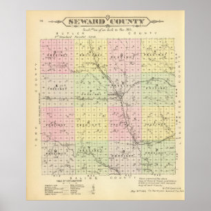 Poster Comté de Seward, Nebraska
