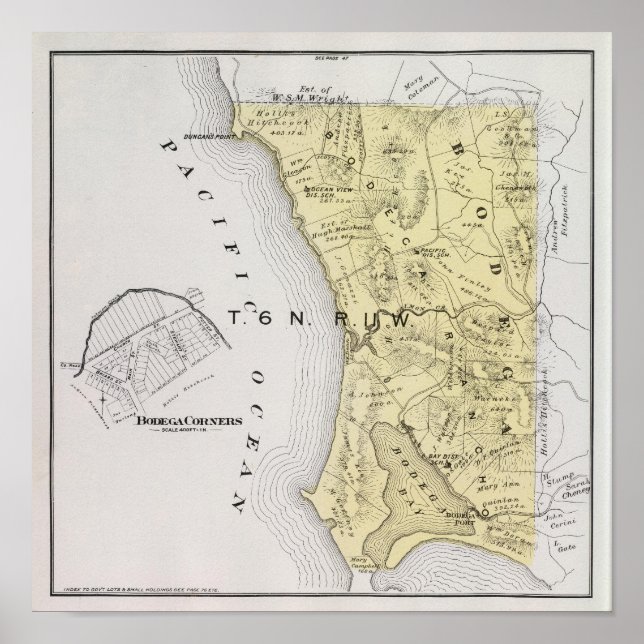 Poster Comté de Sonoma, Californie 15 (Devant)