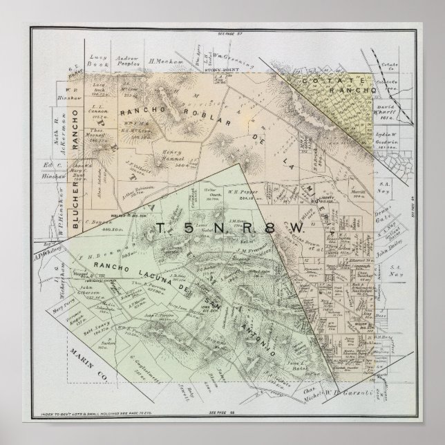 Poster Comté de Sonoma, Californie 26 (Devant)