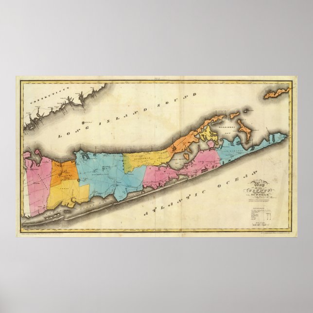 Poster Comté de Suffolk (Devant)