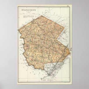 Poster Comté de Sullivan