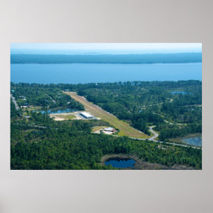 Poster Comté de Wakulla / Aéroport de Panacea (2J0) Mai 2