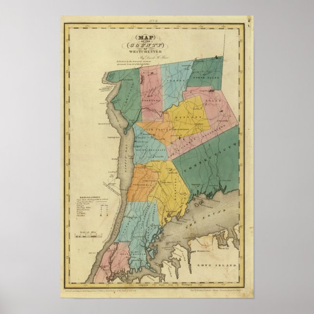 Poster Comté de Westchester (Devant)