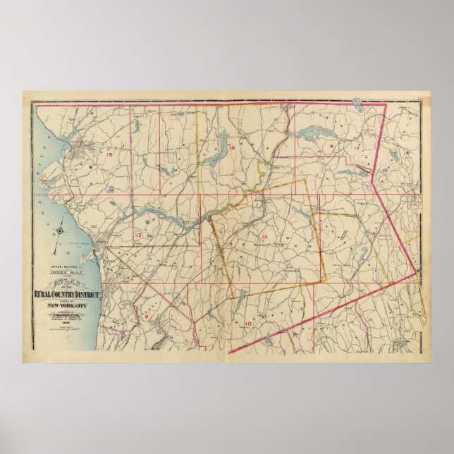 Poster Comté de Westchester, New York 2 (Devant)