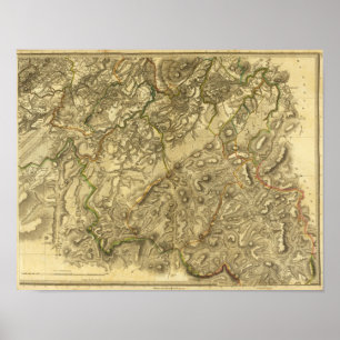 Poster Comté d'Édimbourg Sud
